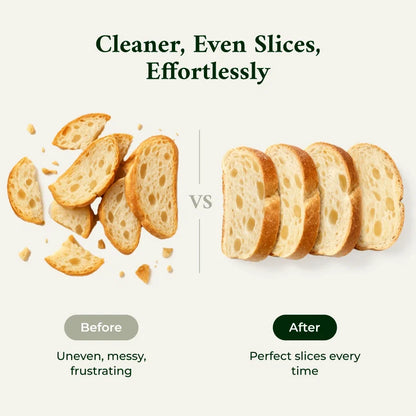 Keechee Adjustable Bread Slicer Knife with Thickness Guide