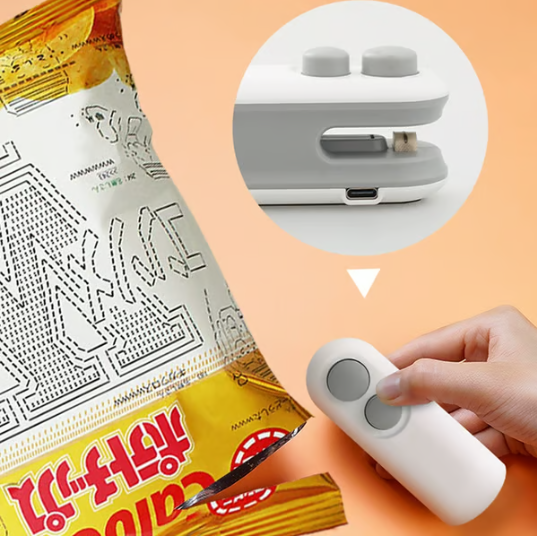 Mini Sealer Small Household Hand Pressure Sealer Portable Snack Plastic Bag Heat Sealing Machine